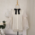 Vintage Butterfly Lace Dress Set